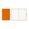 SDS A5 192 Page Lined Journal Hard Cover with Elastic Closure - Orange - Image 2