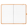 SDS A5 192 Page Lined Journal Hard Cover with Elastic Closure - Orange - Image 3
