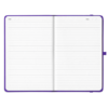 SDS A5 192 Page Lined Journal Hard Cover with Elastic Closure - Purple - Image 3