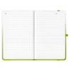 SDS A5 192 Page Lined Journal Hard Cover with Elastic Closure - Lime Green - Image 3