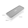 Orico Cable Management Storage Box – White/Grey - Image 3