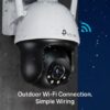 TP-Link VIGI C540-W-4 4MP Outdoor Full-Colour Wi-Fi Pan Tilt Network Camera - Image 3