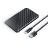 ORICO 2.5-inch USB3.1 Gen 1 Type-C to USB-A Hard Drive Enclosure - Blue - Image 3