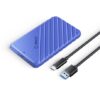 ORICO 2.5-inch USB3.1 Gen 1 Type-C to USB-A Hard Drive Enclosure - Blue - Image 5