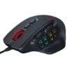 Redragon M811 AATROX MMO 6200DPI Ergonomic Gaming Mouse – Black - Image 3
