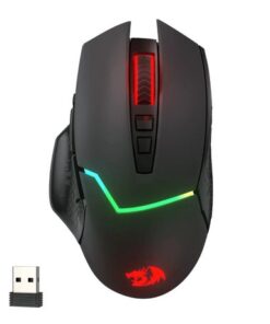 Redragon M690 MIRAGE PRO 8000 DPI Wireless Gaming Mouse – Black