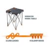 WORX SIDEKICK Portable Work Folding Table - Image 2