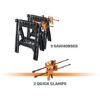 WORX Clamping Sawhorses With Bar Clamps | TWIN SET - Image 2