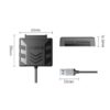 Orico 2.5"/3.5" SATA HDD/Optical USB 3.0 Adapter - Black - Image 3