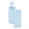 Romoss Pastel 10000mAh 15W Power Bank With Built in Cables - Black - Image 6