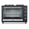 Mellerware - Mini Oven With Solid Hotplates Black 30L 3250W "Horizon 30"