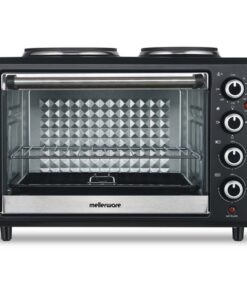 Mellerware - Mini Oven With Solid Hotplates Black 30L 3250W "Horizon 30"