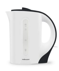 Mellerware - Plastic White & Black Corded Kettle 1.7L 2200W "Tugela"