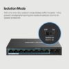 TP-Link Mercusys MS110P 10-Port 10/100Mbps Desktop Switch with 8-Port PoE+ - Image 7
