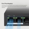 TP-Link Mercusys MS110P 10-Port 10/100Mbps Desktop Switch with 8-Port PoE+ - Image 8