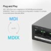 TP-Link Mercusys MS110P 10-Port 10/100Mbps Desktop Switch with 8-Port PoE+ - Image 9