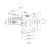 17 - 32” Pivot Pole Mount LED Screen Arm - Image 5