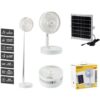 Radiant - Rechargeable Portable Folding Fan With Solar Panel - Image 2