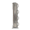 LK's Four Cups In Stand Set - Stainless Steel - Image 2