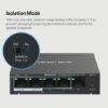 TP-Link Mercusys MS105GP 5-Port Gigabit Desktop Switch with 4-Port PoE+ - Image 5