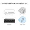 TP-Link Mercusys MS105GP 5-Port Gigabit Desktop Switch with 4-Port PoE+ - Image 9